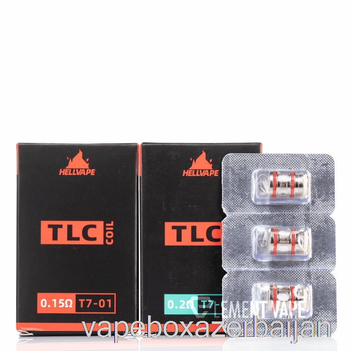 Vape Baku Hellvape TLC Replacement Coils 0.15ohm T7-01 Coils